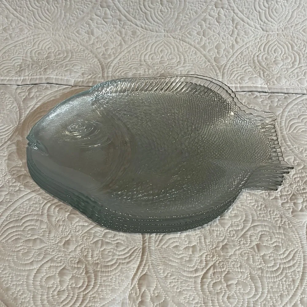 Fish platters, 13x10 inches, set of 6